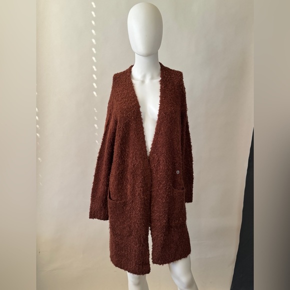 Eddie Bauer Long Brown Moonspun Cardigan NEW w/ tag - Picture 11 of 12